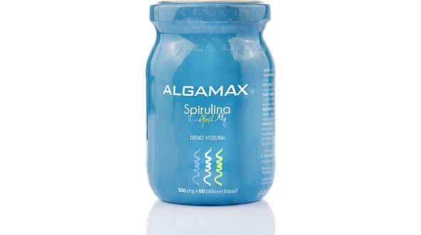 ALGAMAX SPİRULİNA YOSUN BESİN TAKVİYESİ ürün görseli 1