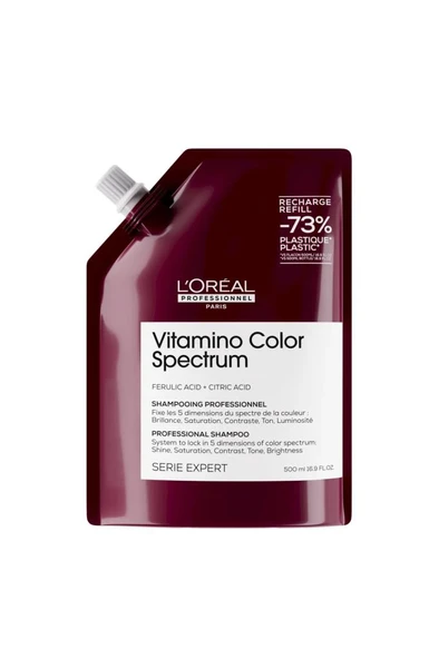 Loreal Professionnel Vitamino Color Spectrum Boyalı Saçlar İçin Solma Karşıtı Refill Şampuan 500 ml ürün görseli 1