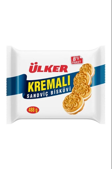 Ülker Kremalı Sandviç Bisküvi 81g ürün görseli 1