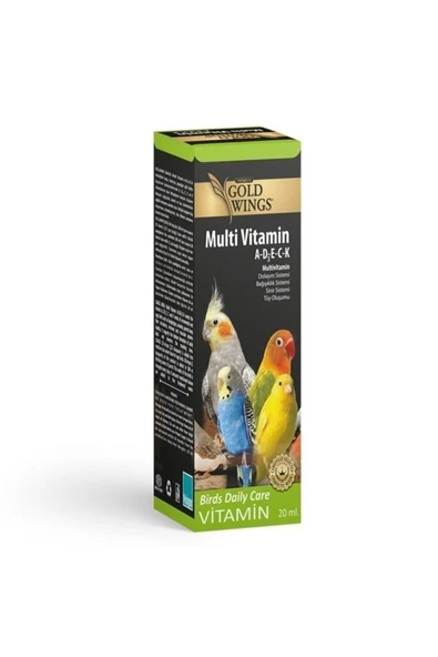 Gold Wings Premium Multivitamin (TÜY OLUŞUM DESTEK.) 20cc ürün görseli 1
