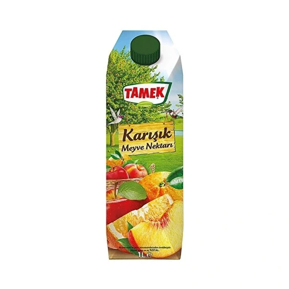 Tamek Karışık Meyve Nektarı Crystal 1lt ürün görseli 1