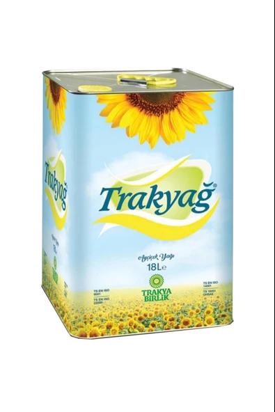 Trakya Ayçiçek Yağı Tnk 18Lt. ürün görseli 1