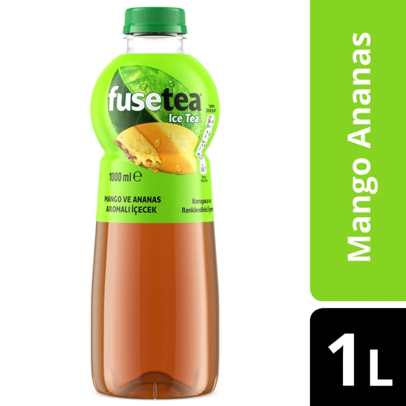 Fuse Tea Soğuk Çay Mango Ananas Aromalı İçecek Pet 1Lt ürün görseli 1