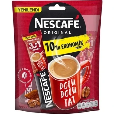 Nescafe Orjinal 3in1 10lu ürün görseli 1