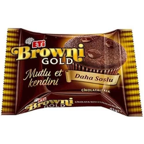 Eti Browni Gold Çikolatalı Kek 45  Gr ürün görseli 1