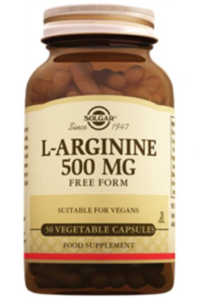 Solgar L-arginine 500 Mg 50 Kapsül ürün görseli 1