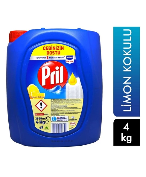 Pril Bulaşık Det. 4Lt Limon ürün görseli 1
