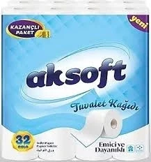 Aksoft Tuvalet Kağıdı 32li 3Lü Avantaj Paket ürün görseli 1