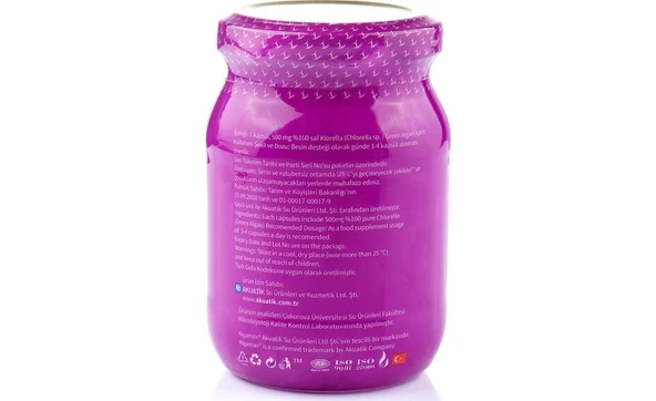 spirulina l carnitine PTTAVM: ALGAMAX SPİRULİNA YOSUN L-CARNİTİNE KAPSÜL