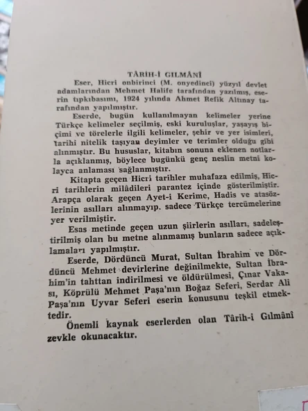 Tarih-i Gılmani Mehmet Halife - Resim 2