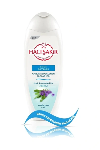 Hacı Şakir Şampuan 500ml Adaçayı - Kepek ürün görseli 1