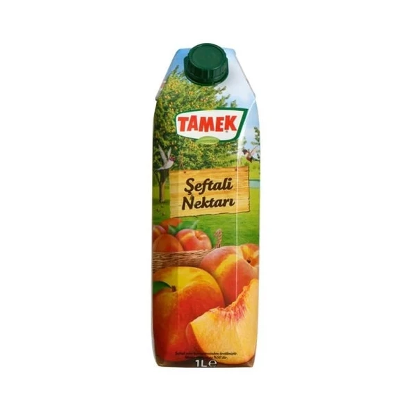 Tamek Şeftali Nektarı Crystal 1lt ürün görseli 1