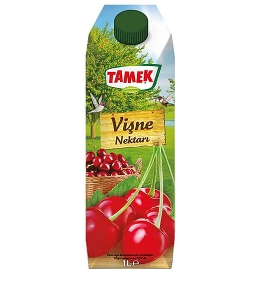 Tamek Vişne Nektarı Crystal 1lt ürün görseli 1