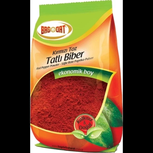 Bağdat Tatlı Kırmızı Biber Eko Poşet 200gr ürün görseli 1