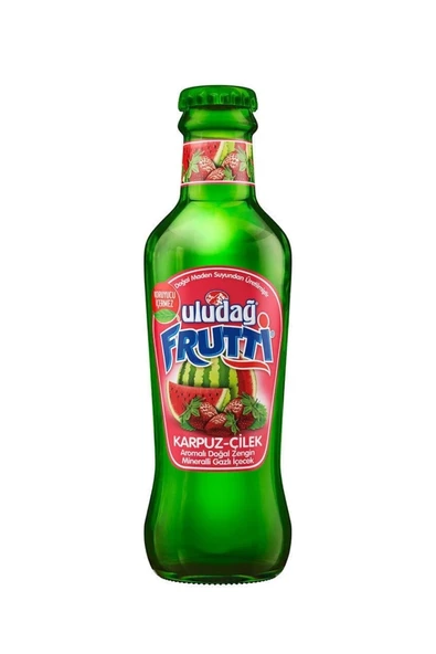 Uludağ Frutti Karpuz-çilek 200ml Cam Şişe ürün görseli 1