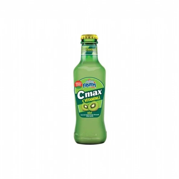 Uludağ Frutti Cmax Kivi 200ml Cam Şişe ürün görseli 1