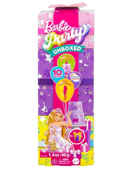 Barbie Party Unboxed Köpeğimin Doğum Günü Serisi JFG70 ürün görseli 1