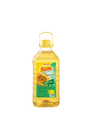 Ülker Bizim Ayçiçek Yağ Dar Pet 5lt ürün görseli 1