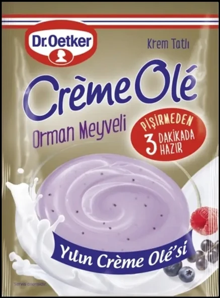 Dr.oetker Creme Ole Ormanmeyve Aromalı 110 Gr ürün görseli 1