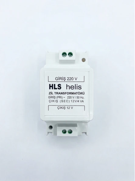 HELİS Zil Trafosu 4-8W 12V - Resim 2