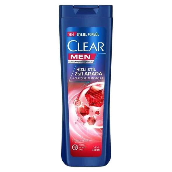 Clear Men 350ml Hızlı Sitil ürün görseli 1