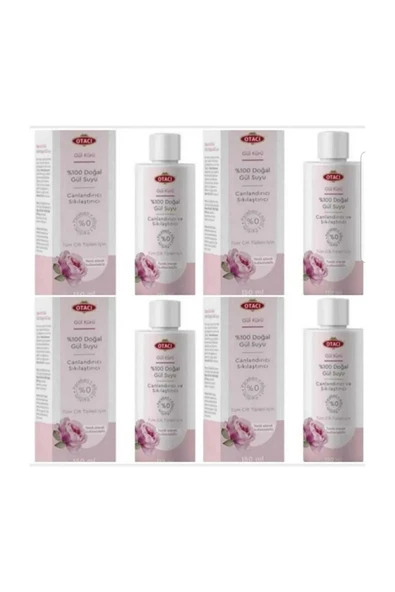 Gül Kürü %100 Doğal Gül Suyu 150ml X 4 Adet Gülsuyu ürün görseli 1