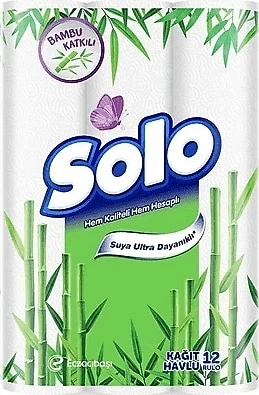 Solo Kağıt Havlu 12li Bambu ürün görseli 1