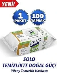 Solo Yüzey Temizleyici 100lü Havlu Okaliptus Çam ürün görseli 1