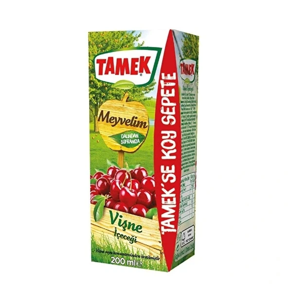 Tamek Meyvelim Vişne 200ml ürün görseli 1