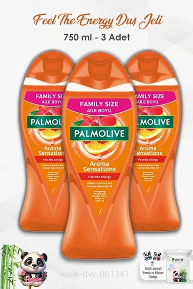 Palmolive Duş Jeli 500 Ml Aroma Sensatıons Hibiscus Paket 3lü ürün görseli 1