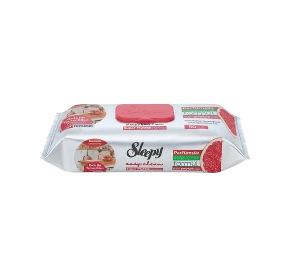 Sleepy Easy Clean Greyfurtlu Süper Mutfak Havlusu 50'li ürün görseli 1