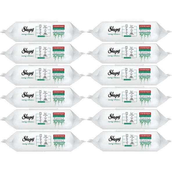 Sleepy Yüzey Temizlik Havlusu 100 Lü 12 adet ürün görseli 1