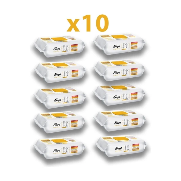 Sleepy Sleepy Easy Clean Arap Sabunu Katkılı Yüzey Temizlik Havlusu 100'LÜ - 10 Adet ürün görseli 1