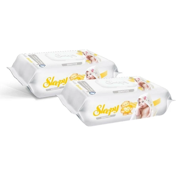 Sleepy Sensıtıve 90 Yaprak Islak Mendil 2'li ürün görseli 1