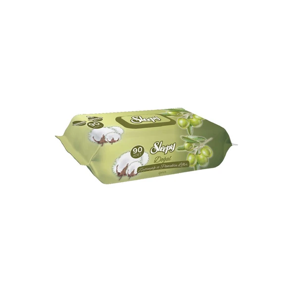 Sleepy Zeytinyağlı Islak Mendil & Havlu ürün görseli 1