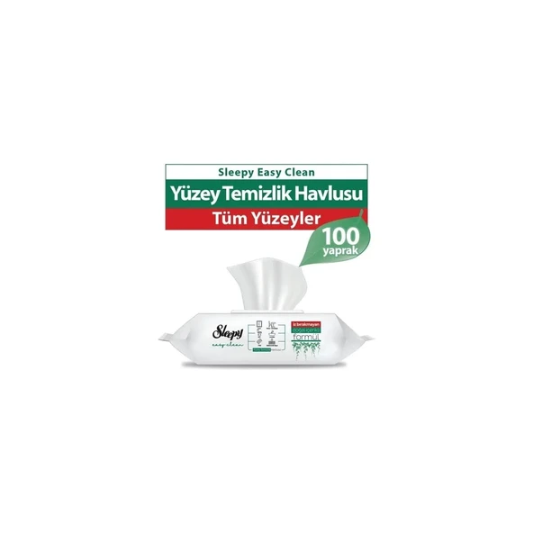 Sleepy Yüzey Temizleme Havlusu 100'lü ürün görseli 1