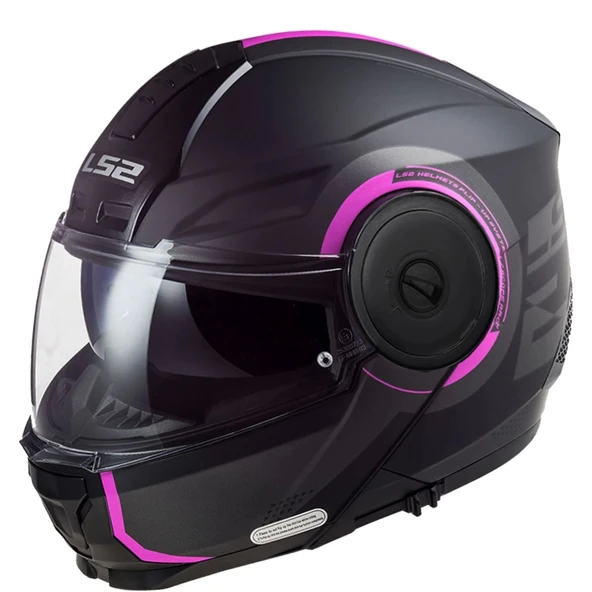 LS2 SCOPE 2 ARCH MAT TITANIUM-PEMBE ÇENE AÇILIR KASK ürün görseli 1