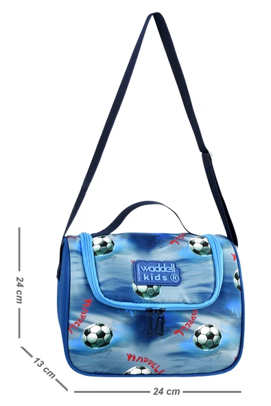 Waddell Lisanslı Futbol Desenli Termal Beslenme Çantası 25606 ürün görseli 1