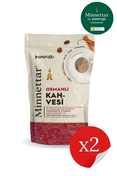 Şekeroğlu Minnettar Osmanlı Kahve 2 X 165 gr ( 2 Paket ) ürün görseli 1