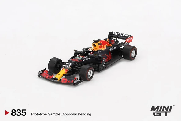 Mini GT Red Bull RB16B #33 Max Verstappen 2021 Abu Dhabi Grand Prix Winner 835 ürün görseli 1