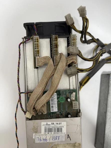 Antminer Bitmain S9 14.0T Psu Miner 2. El - Resim 7