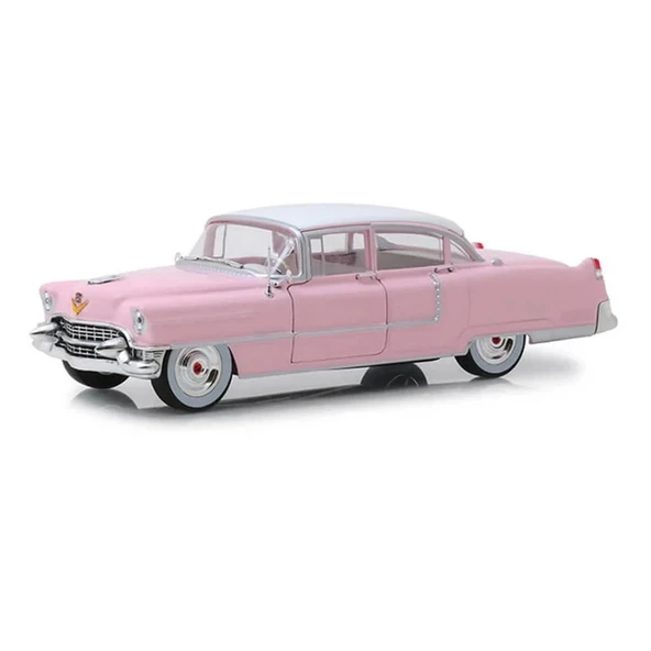 Nessiworld Greenlight 1/64 Hollywood Series 14 - Elvis Presley (1935-77) - 1955 Cadillac Fleetwood Series 60 "Pink Cadil ürün görseli 1