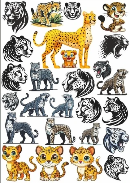 Aslan Sticker Set ürün görseli 1