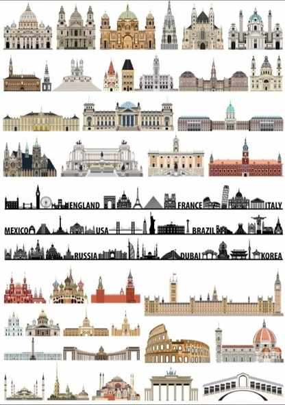 Binalar Sticker Set ürün görseli 1
