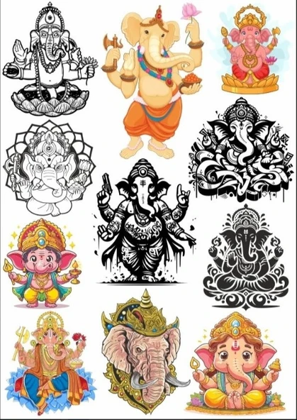 Genisha Sticker Set ürün görseli 1