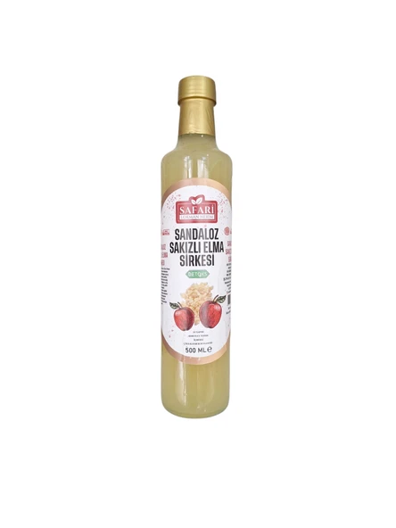Safari Sandaloz sakızlı elma sirkesi 500 ml ürün görseli 1