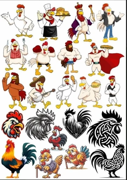 Horoz Sticker Set ürün görseli 1