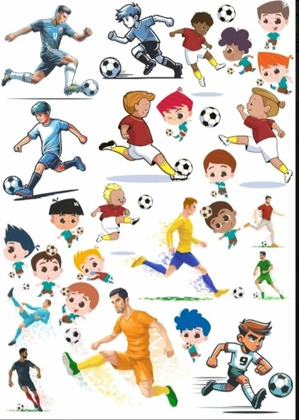 Futbol Sticker Set ürün görseli 1