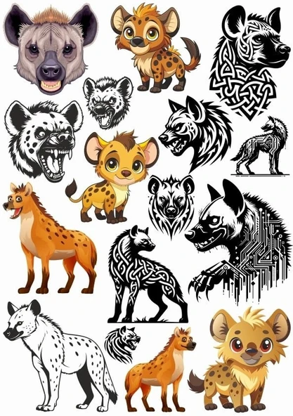 Çakal Sticker SEt ürün görseli 1