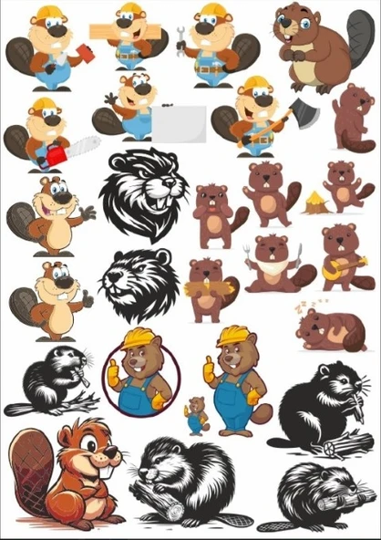 Köstebek Sticker Set ürün görseli 1